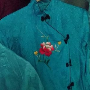 Japanese embroidered pajama set size med